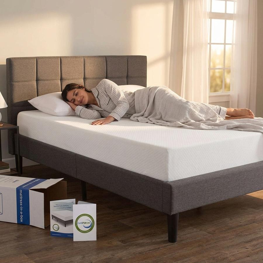 FDW 8 Inch King Mattress in master bedroom