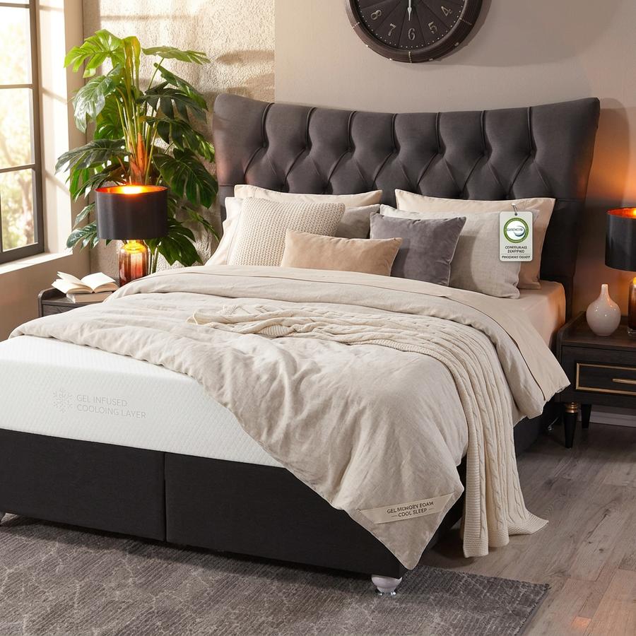 FDW 10 Inch King Mattress in modern bedroom